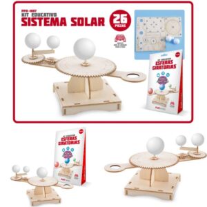 Kit educativo esferas giratorias. Trae 26 piezas para construirlo