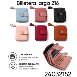 Billetera corta 224 con tarjetero