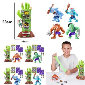 Smashers Mano del Horror. Trae 1 monstruo más 10 sorpresas.