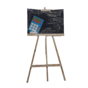 Pizarron pie alto 80cm pizarra 40x30cm ch