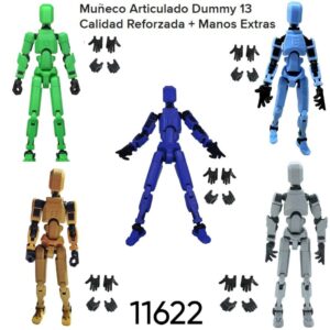 Muñeco Articulado Dummy 13 con manos extras (11622)