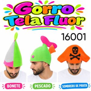 Gorro Tela Flúo (16001)