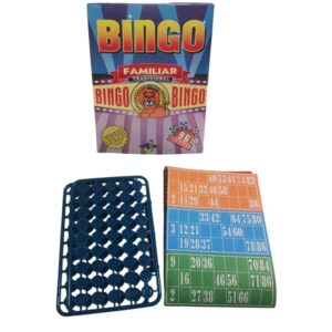 Bingo 96 cartones bolillas plásticas