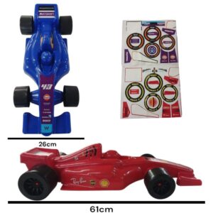 Auto formula 1 gigante plastico