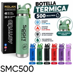 Botella Termica Sports Rolan 500ml.