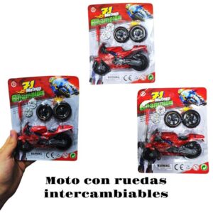 Moto con ruedas intercambiables 1023