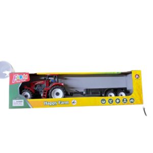 Tractor con remolque 13446. Caja 47cm x 10cm