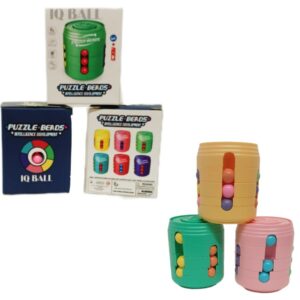 Cubo puzzle con bolitas 6651 6.5cm alt x 5cm de diametro