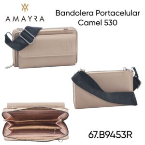 Bandolera portecelular camel 530