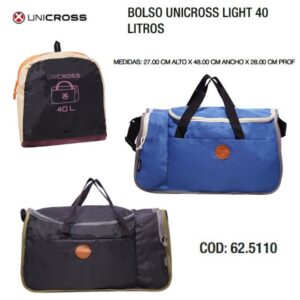 Bolso Unicross light 40lts