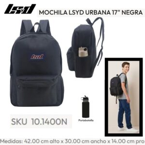 Mochila 17 pulgadas Wilson Urbana 002 Negro