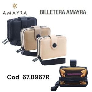 Billetera Amayra 2 divisiones corta 673