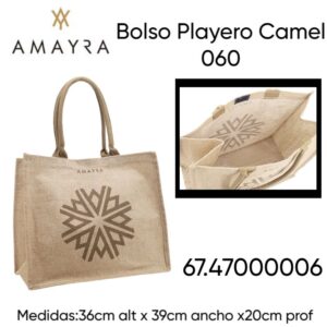 Bolso Playero Camel 060