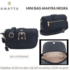 Cartera mini bag Amayra 502. Trae bolsa de friselina.