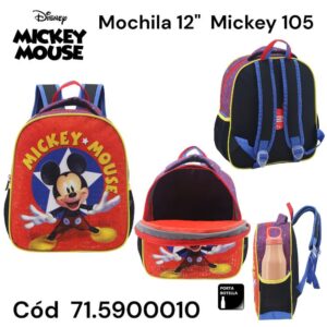 Mochila 12 pulgadas Mickey 105