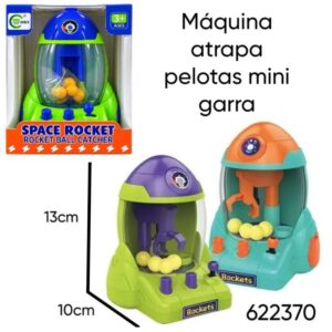 Minijuego atrapa pelotas mini garra Space (622651)