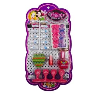 Set de uñas 686. Trae separadedos, uñas, stickers. hebilla, lima y labial