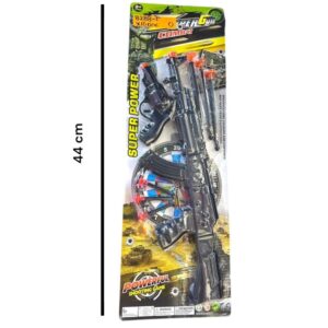 Ametralladora con arma lanza dardos Super gun