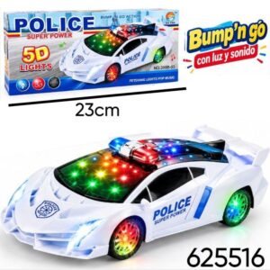 Auto Policia con luz y sonido (625516)