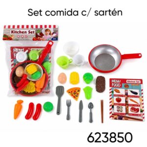 Set comida con sarten (623850)