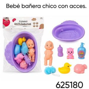 Bebé bañera chico con accesorios (625180)