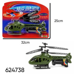 Helicoptero 28cm con lanzador (624738)