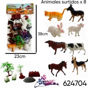 Animales Surtidos x 8 (624704)
