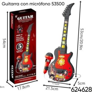 Guitarra con microfono 53500. Conectalo a tu celular. (624628)