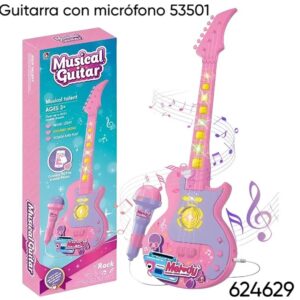 Guitarra con microfono 53501. Conectalo a tu celular.(624629)