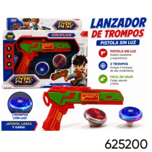Pistola lanza trompo con luz (625200)