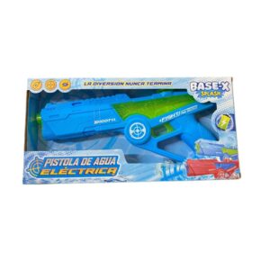 Pistola agua electrica. Usa pila de litio de 3.7v, con cable usb para cargar