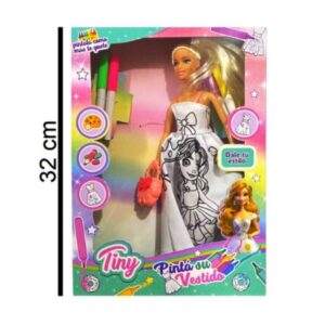 Muñeca tiny p/pintar