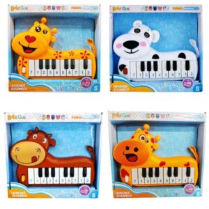 Piano animal a pilas . Caja 20 x 20cm