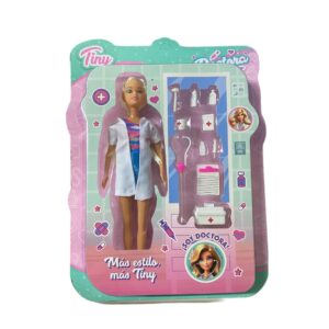 Muñeca tiny doctora estuche