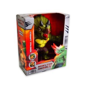 Figura Monster Animal Dinosaurio Triceraptos 17cm 76941