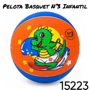 Pelota Basquet N°3 Infantil (dibujos)