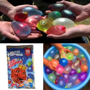 Globito de agua x 100 unidades Rey Momo