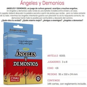 Chau Pantallas. Angeles y Demonios (6005)