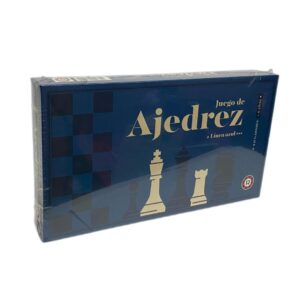 Juego ajedrez linea azul.