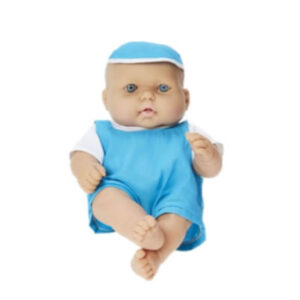 Bebe Nacho de 24cm sentado goma con ojos fijos
