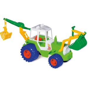 Tractor vial de plastico grande infantil.
