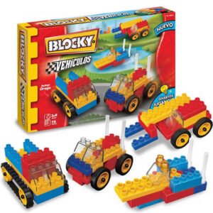 Blocky set de vehículos de 70 piezas