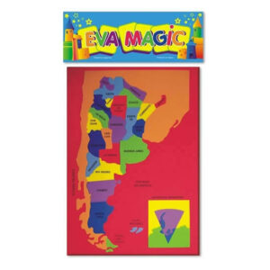 Goma eva mapa de argentina 22,5×35 cm