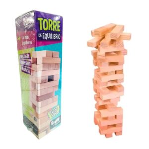 Torre apilable de madera 18 cm