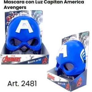 Mascara con luz Avengers Capitan America (2481)