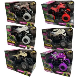 Camioneta Monster Truck. Pull back. Caja 20cm x 15cm