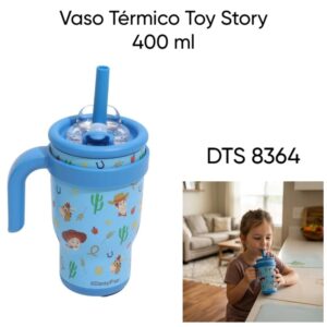 Vaso Termico 400ml Toy Story con sorbete