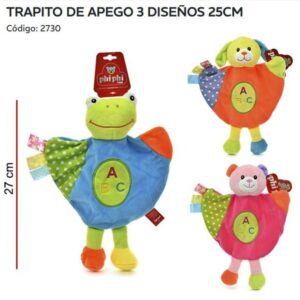 Trapito de apego 3 diseños (2730)