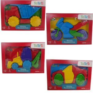 Monta rodados. 4 modelos de rompecabezas distintas