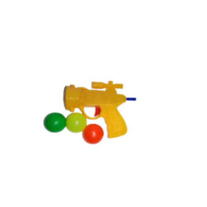 Pistola 10cm con 3 pelotas
